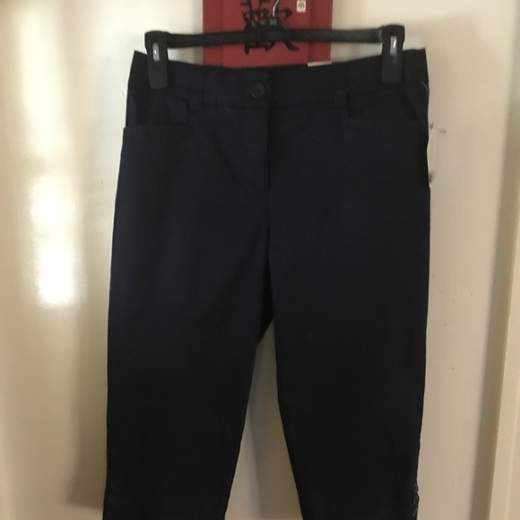 Blue capris - Picture 1 of 3